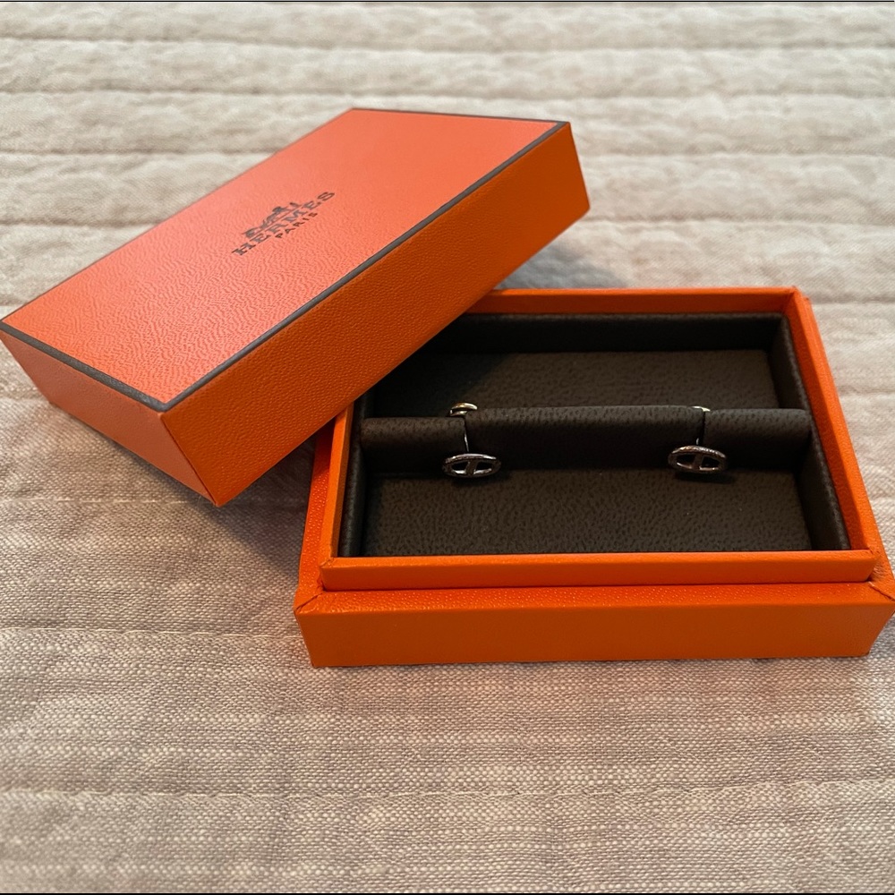 Hermès Chaine d'Ancre Earrings NWT